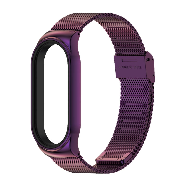 For Xiaomi Mi Band 7 / 7 NFC MIJOBS CS Milan Buckle Metal Watch Band(Purple) - Watch Bands by MIJOBS | Online Shopping UK | buy2fix