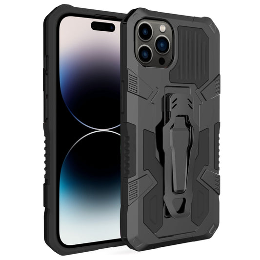 For iPhone 14 Pro Max Machine Armor Warrior PC + TPU Phone Case (Black) - iPhone 14 Pro Max Cases by buy2fix | Online Shopping UK | buy2fix