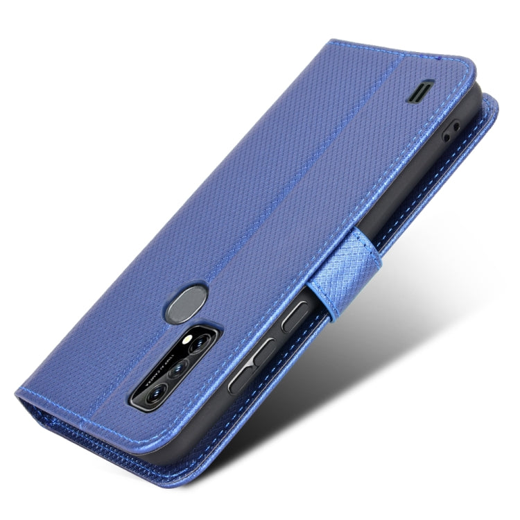 For Blackview A50 Diamond Texture Leather Phone Case(Blue) - More Brand by buy2fix | Online Shopping UK | buy2fix