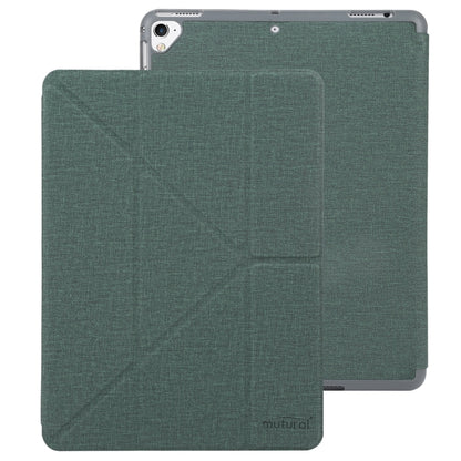 Mutural King Kong Series Deformation Holder Leather Tablet Case For iPad 9.7 2018 / 2017(Green) - iPad 9.7 (2018) & (2017) Cases by Mutural | Online Shopping UK | buy2fix