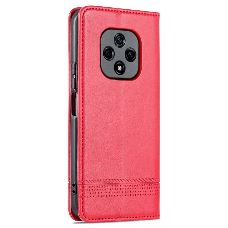 For Huawei nova 9z 5G AZNS Magnetic Calf Texture Leather Phone Case(Red) - Huawei Cases by AZNS | Online Shopping UK | buy2fix