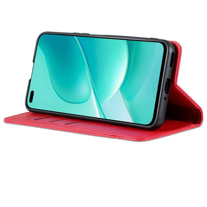 For Huawei nova 9z 5G AZNS Magnetic Calf Texture Leather Phone Case(Red) - Huawei Cases by AZNS | Online Shopping UK | buy2fix