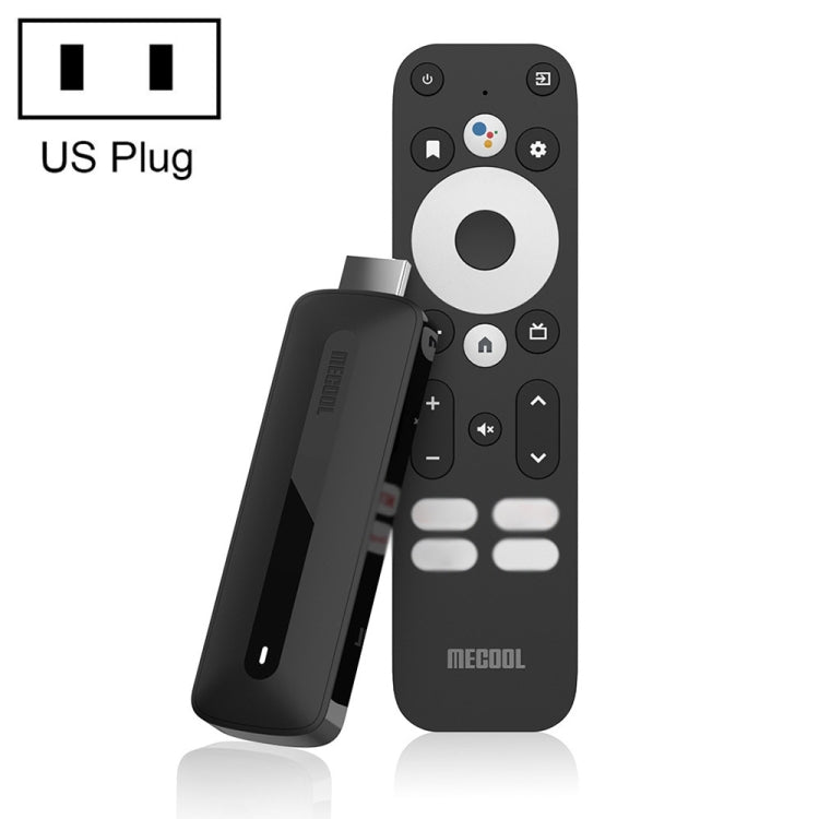 Mecool KD3 4K TV Stick, Android 11 Amlogic S905Y4 CPU 2GB+8GB with RC(US Plug) - Amlogic S905 by MECOOL | Online Shopping UK | buy2fix