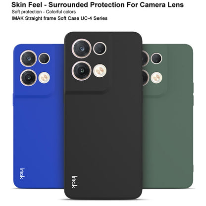 For OPPO Reno8 Pro 5G IMAK UC-4 Series Straight Edge TPU Soft Protective Case(Black) - OPPO Cases by imak | Online Shopping UK | buy2fix