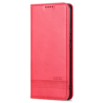 For Huawei nova 10 AZNS Magnetic Calf Texture Flip Leather Phone Case(Red) - Huawei Cases by AZNS | Online Shopping UK | buy2fix