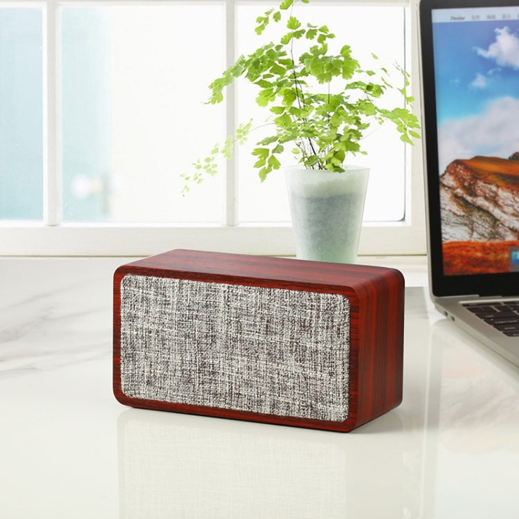 Q2 Subwoofer Wooden Wireless Bluetooth Speaker(Red) - Desktop Speaker by buy2fix | Online Shopping UK | buy2fix