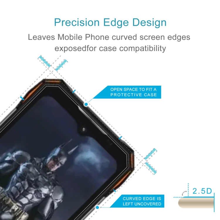 10 PCS 0.26mm 9H 2.5D Tempered Glass Film For Doogee S89 Pro - For Doogee by buy2fix | Online Shopping UK | buy2fix