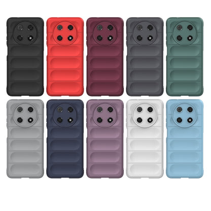 For Huawei Nova Y90/Enjoy 50 Pro Magic Shield TPU + Flannel Phone Case(Dark Grey) - Huawei Cases by buy2fix | Online Shopping UK | buy2fix