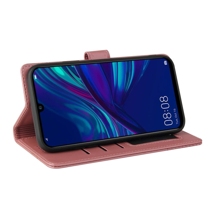 For Huawei P Smart 2019 GQUTROBE Skin Feel Magnetic Leather Phone Case(Rose Gold) - Huawei Cases by GQUTROBE | Online Shopping UK | buy2fix