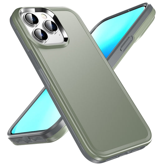 For iPhone 13 Pro Double Solid Color Armor Phone Case (Grey) - iPhone 13 Pro Cases by buy2fix | Online Shopping UK | buy2fix