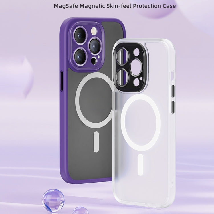 For iPhone 14 Plus ROCK Guard Skin-feel MagSafe Phone Case (Purple) - iPhone 14 Plus Cases by ROCK | Online Shopping UK | buy2fix