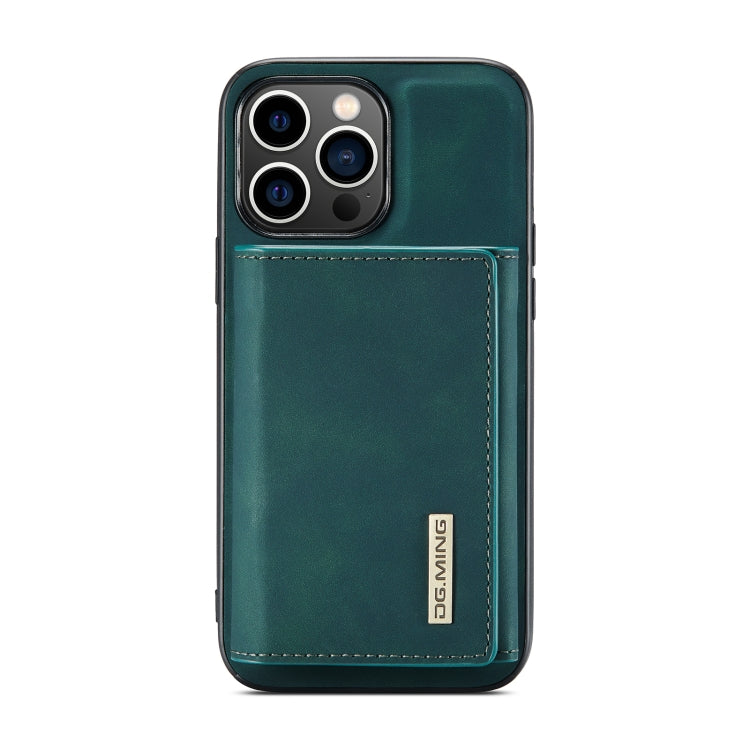 For iPhone 14 Pro DG.MING M1 Series 3-Fold Multi Card Wallet Leather Case(Green) - iPhone 14 Pro Cases by DG.MING | Online Shopping UK | buy2fix