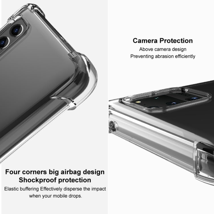 For Google Pixel 7 imak Shockproof Airbag TPU Phone Case(Transparent) - Google Cases by imak | Online Shopping UK | buy2fix