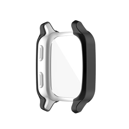 For Garmin Venu Sq 2 Full Coverage TPU Electroplating Watch Case(Black) - Watch Cases by buy2fix | Online Shopping UK | buy2fix