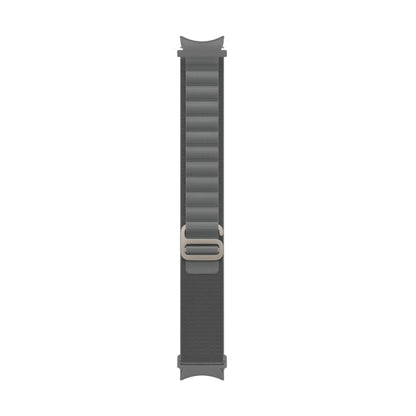 For Samsung Galaxy Watch5 / Watch5 Pro / Watch4 / Watch4 Classic Universal Nylon Loop Watch Band (Dark Gray) - Watch Bands by buy2fix | Online Shopping UK | buy2fix