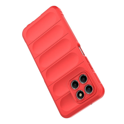 For Honor 8X 5G Magic Shield TPU + Flannel Phone Case(Wine Red) - Honor Cases by buy2fix | Online Shopping UK | buy2fix