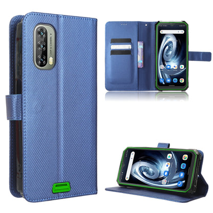 For Blackview BV7100 Diamond Texture Leather Phone Case(Blue) - More Brand by buy2fix | Online Shopping UK | buy2fix