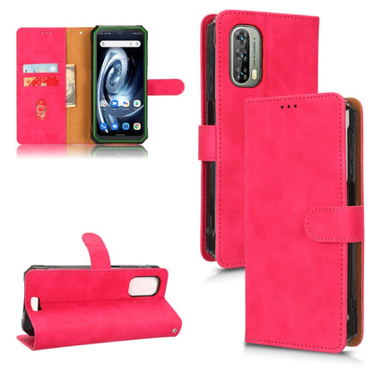 For Blackview BV7100 Skin Feel Magnetic Flip Leather Phone Case(Rose Red) - More Brand by buy2fix | Online Shopping UK | buy2fix