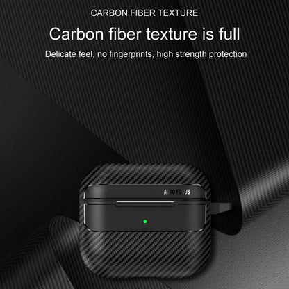 For AirPods Pro Carbon Fiber Texture Anti-fall Earphone Protective Case(Green) - For AirPods Pro by buy2fix | Online Shopping UK | buy2fix