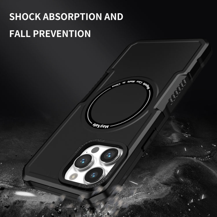 For iPhone 13 Pro MagSafe Shockproof Armor Phone Case(Black) - iPhone 13 Pro Cases by buy2fix | Online Shopping UK | buy2fix