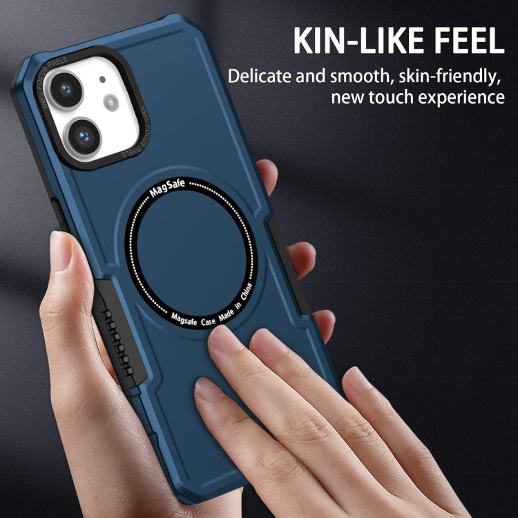 For iPhone 12 MagSafe Shockproof Armor Phone Case(Dark Blue) - iPhone 12 / 12 Pro Cases by buy2fix | Online Shopping UK | buy2fix