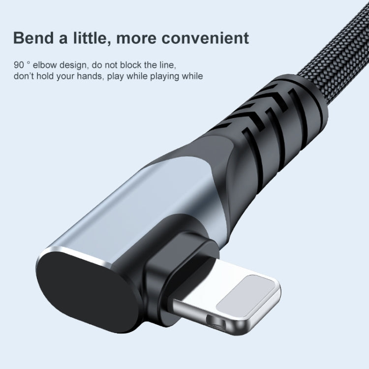 ADC-009 20W USB-C/Type-C to 8 Pin Double Elbow Data Cable, Length:0.4m - 2 in 1 Cable by buy2fix | Online Shopping UK | buy2fix