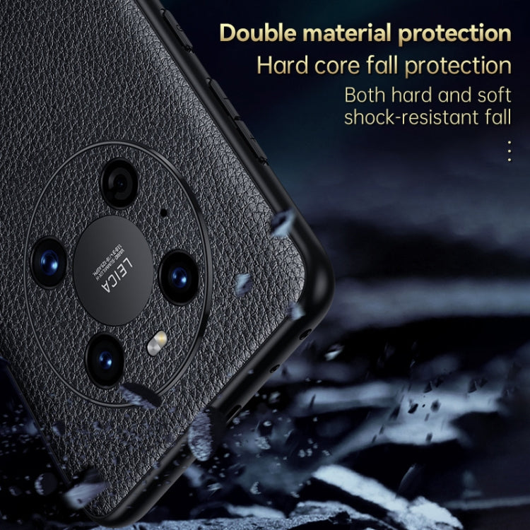 For Huawei Mate 40 Pro SULADA Invisible Bracket Leather Back Cover Phone Case(Black) - Huawei Cases by SULADA | Online Shopping UK | buy2fix