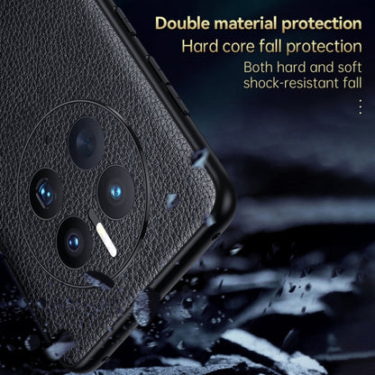 For Huawei Mate 50 Pro SULADA Invisible Bracket Leather Back Cover Phone Case(Black) - Huawei Cases by SULADA | Online Shopping UK | buy2fix