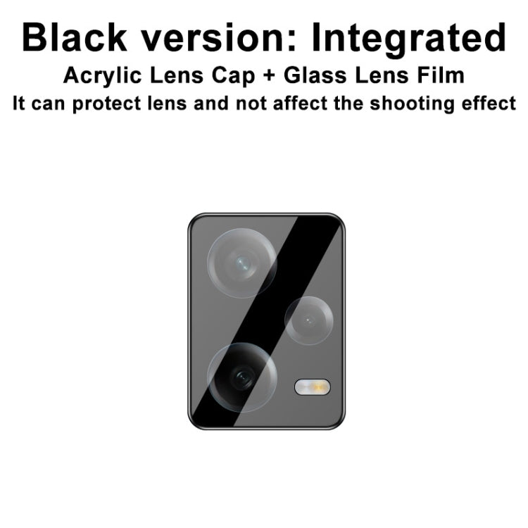 For Xiaomi Redmi Note 12 Pro 5G China/Indian imak High Definition Integrated Glass Lens Film Black Version -  by imak | Online Shopping UK | buy2fix