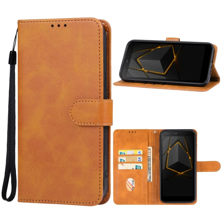 For Doogee S41 / S41 Pro Leather Phone Case(Brown) - Doogee Cases by buy2fix | Online Shopping UK | buy2fix