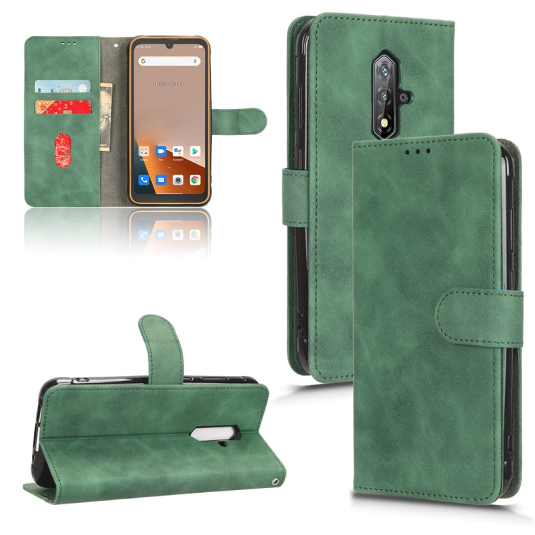 For Blackview BV5200 Skin Feel Magnetic Flip Leather Phone Case(Green) - More Brand by buy2fix | Online Shopping UK | buy2fix