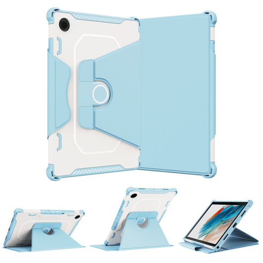 For Samsung Galaxy Tab A8 10.5 2021 360 Degree Rotating Armored Smart Tablet Leather Case(Blue) - Other Galaxy Tab PC by buy2fix | Online Shopping UK | buy2fix