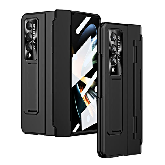 For Samsung Galaxy Z Fold4 Integrated Folding Phone Case with Hinge(Black) - Galaxy Z Fold4 5G Cases by buy2fix | Online Shopping UK | buy2fix