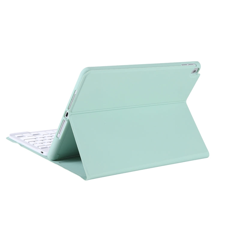 T07BB For iPad 9.7 inch / iPad Pro 9.7 inch / iPad Air 2 / Air (2018 & 2017) TPU Candy Color Ultra-thin Bluetooth Keyboard Tablet Case with Stand & Pen Slot(Light Green) - Universal by buy2fix | Online Shopping UK | buy2fix