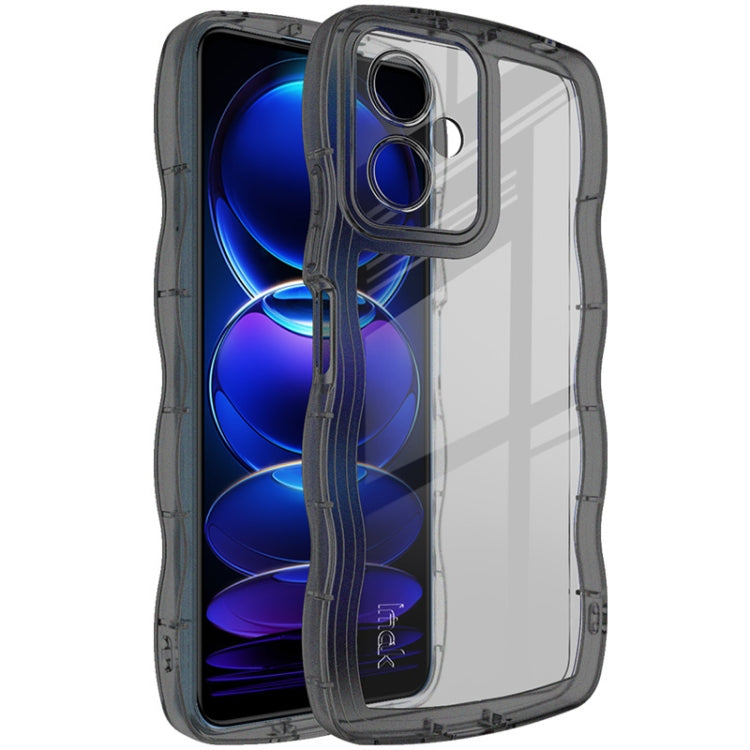 For Xiaomi Redmi Note 12 5G IMAK UX-8 Series TPU Phone Case(Transparent Black) - Xiaomi Cases by imak | Online Shopping UK | buy2fix