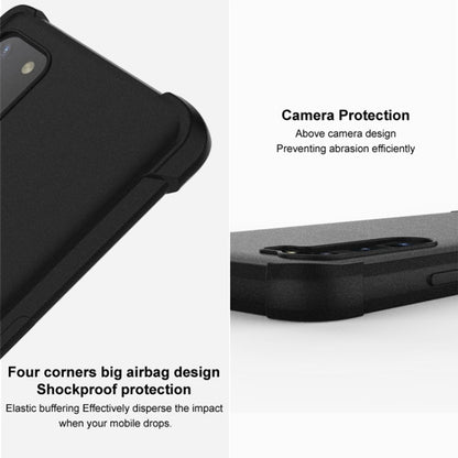 For Xiaomi Redmi K60E 5G imak Shockproof Airbag TPU Phone Case(Matte Black) - Xiaomi Cases by imak | Online Shopping UK | buy2fix