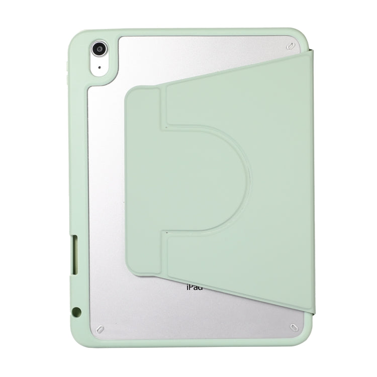 2 in 1 Acrylic Split Rotating Leather Tablet Case For iPad Air 11 2024 / 2022 / 2020 10.9(Matcha Green) - iPad Air (2022) / (2020) 10.9 Cases by buy2fix | Online Shopping UK | buy2fix