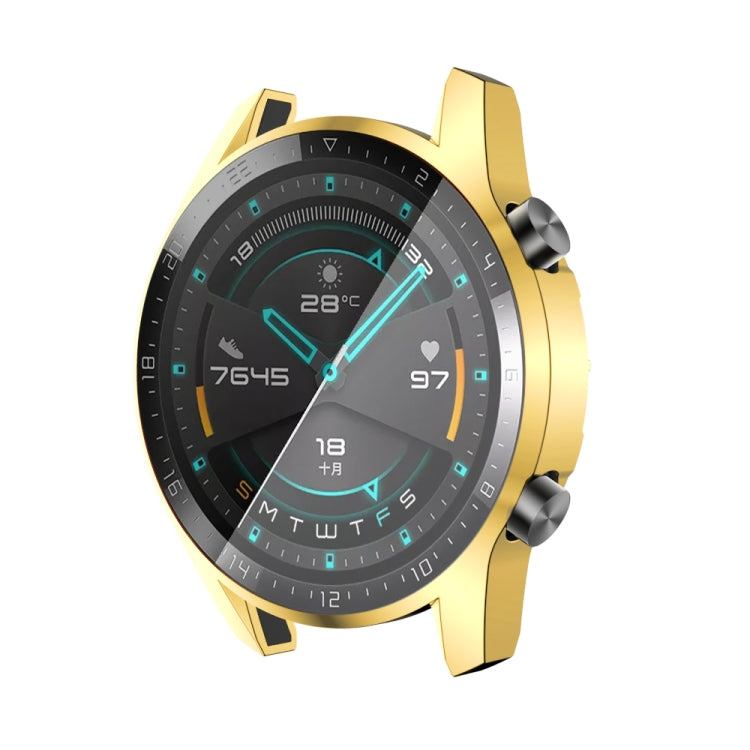 For Huawei Watch GT2 46mm TPU All Inclusive Watch Case(Golden) - Watch Cases by Huawei | Online Shopping UK | buy2fix