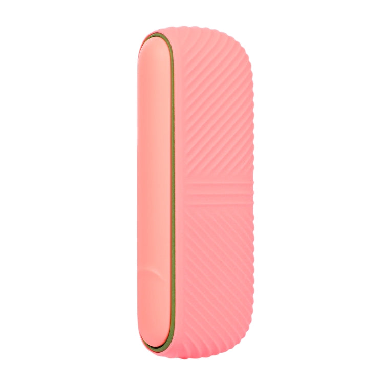 For IQOS ILUMA Silicone Electronic Cigarette Case Charging Compartment With Side Cover(Pink) - E Cigarette Accessories by buy2fix | Online Shopping UK | buy2fix