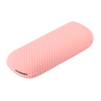 For IQOS ILUMA Silicone Electronic Cigarette Case Charging Compartment With Side Cover(Pink) - E Cigarette Accessories by buy2fix | Online Shopping UK | buy2fix