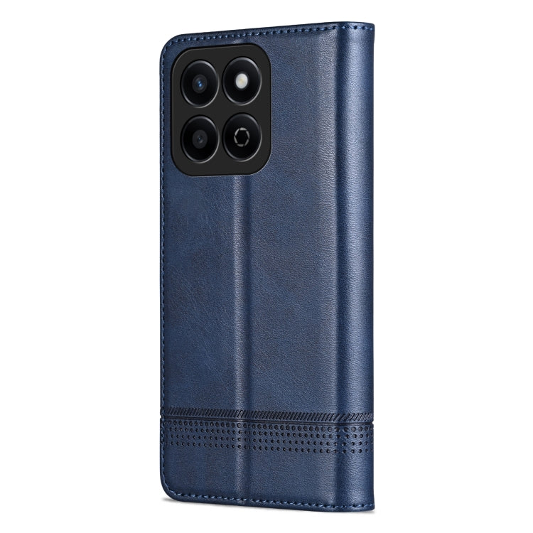 For Honor Play 60 Plus AZNS Magnetic Calf Texture Flip Leather Phone Case(Dark Blue) - Honor Cases by AZNS | Online Shopping UK | buy2fix