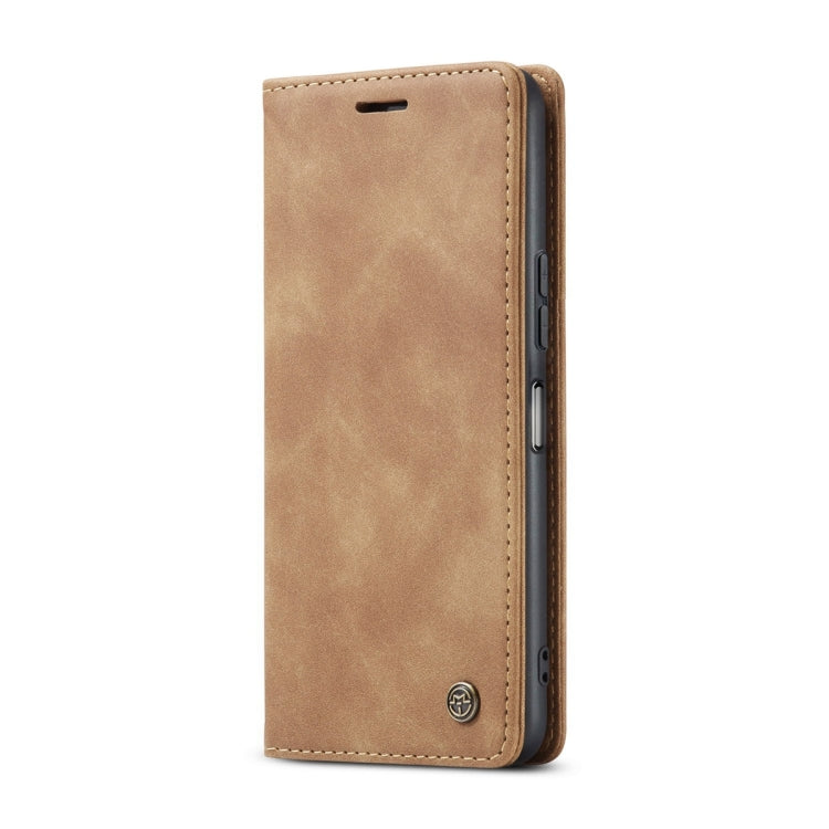 For Xiaomi Redmi Note 12 4G Global CaseMe 013 Multifunctional Horizontal Flip Leather Phone Case(Brown) - Xiaomi Cases by CaseMe | Online Shopping UK | buy2fix