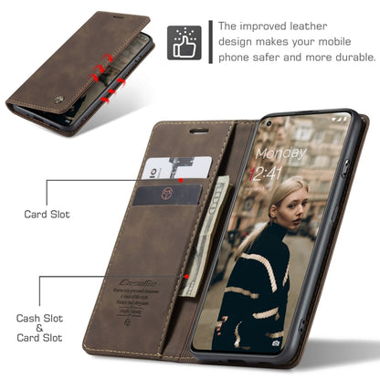 For OnePlus 11 CaseMe 013 Multifunctional Horizontal Flip Leather Phone Case(Coffee) - OnePlus Cases by CaseMe | Online Shopping UK | buy2fix