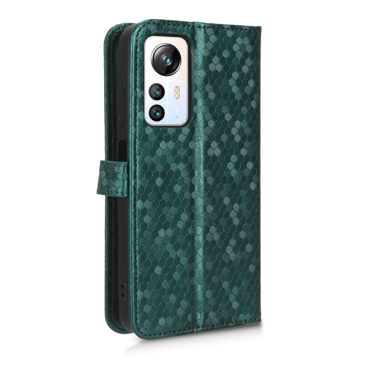 For Blackview A85 Honeycomb Dot Texture Leather Phone Case(Green) - More Brand by buy2fix | Online Shopping UK | buy2fix