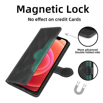 For Blackview A52 Skin Feel Magnetic Buckle Leather Phone Case(Red) - More Brand by buy2fix | Online Shopping UK | buy2fix