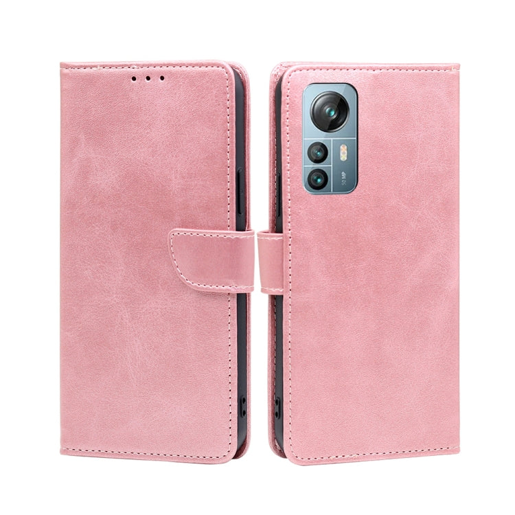 For Blackview A85 Calf Texture Buckle Flip Leather Phone Case(Rose Gold) - More Brand by buy2fix | Online Shopping UK | buy2fix