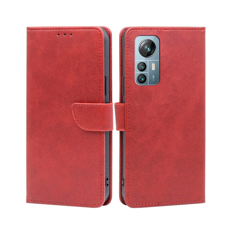 For Blackview A85 Calf Texture Buckle Flip Leather Phone Case(Red) - More Brand by buy2fix | Online Shopping UK | buy2fix