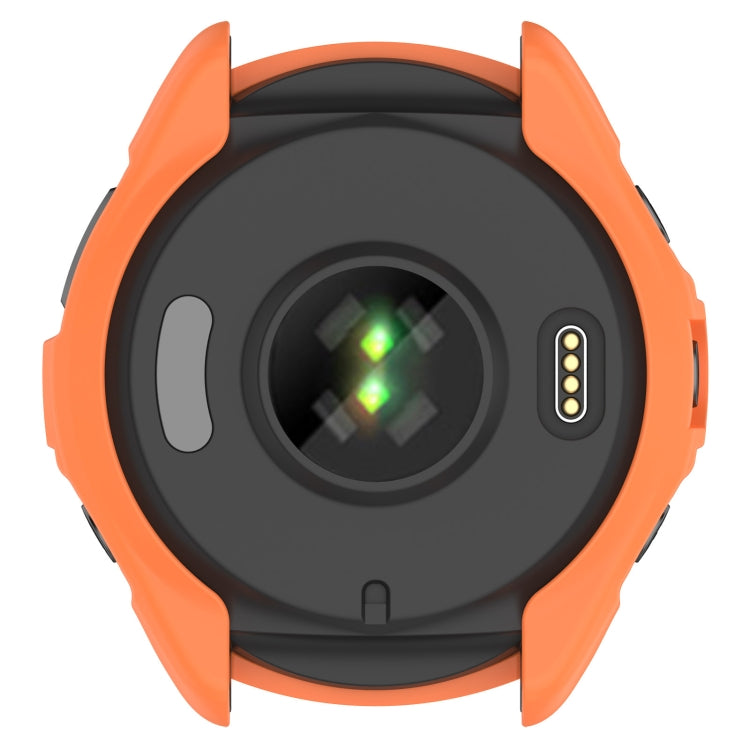 For Garmin Forerunner 965 Armor Hollow Watch Protective Case(Orange) - Watch Cases by buy2fix | Online Shopping UK | buy2fix