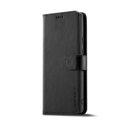 For Google Pixel 8a LC.IMEEKE Calf Texture Flip Leather Phone Case(Black) - Google Cases by LC.IMEEKE | Online Shopping UK | buy2fix