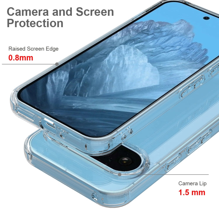 For Google Pixel 9 Scratchproof Acrylic TPU Phone Case(Transparent) - Google Cases by buy2fix | Online Shopping UK | buy2fix